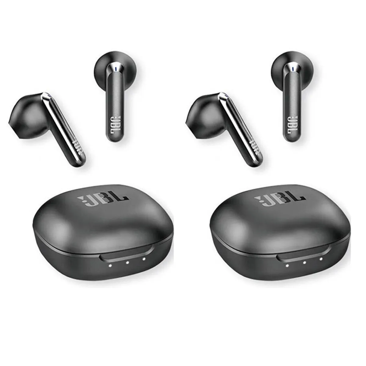 JBL - Set 2 Audífonos Bluetooth JBL T280TWS X2-Negro