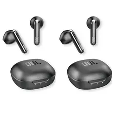 JBL - Set 2 Audífonos Bluetooth T280TWS X2-Negro