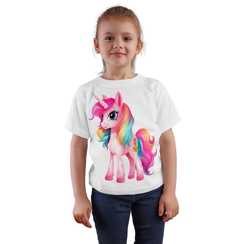 ESTAMPA MANIA - Polera Infantil Unicornio D13