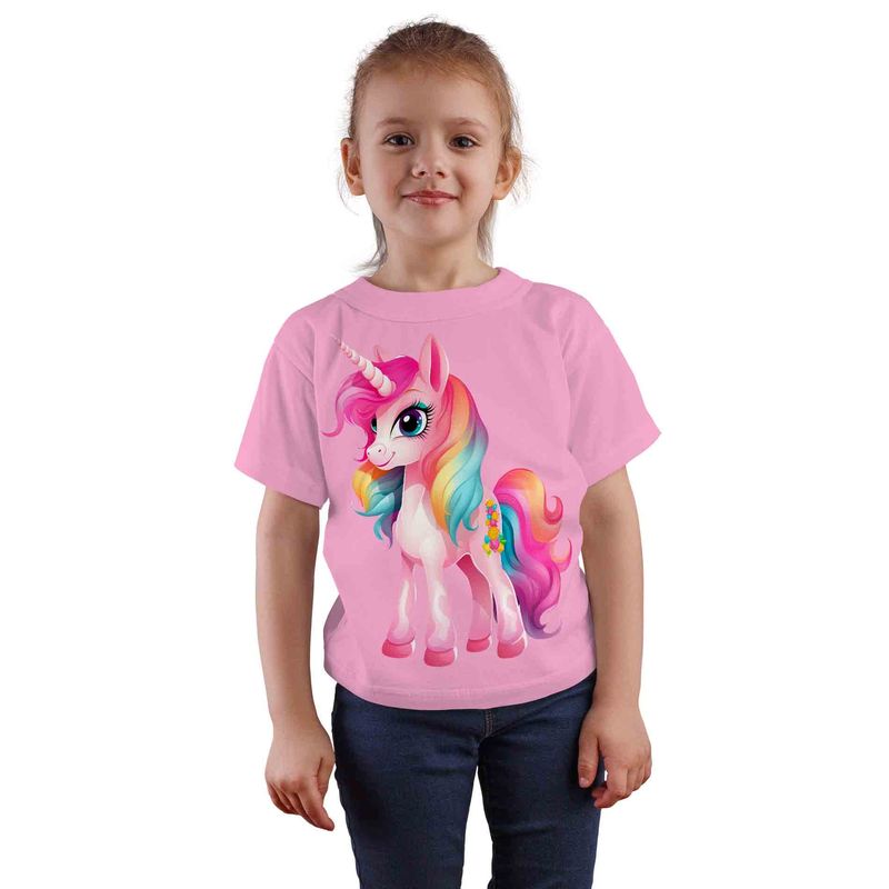 ESTAMPA MANIA - Polera Infantil Unicornio D13