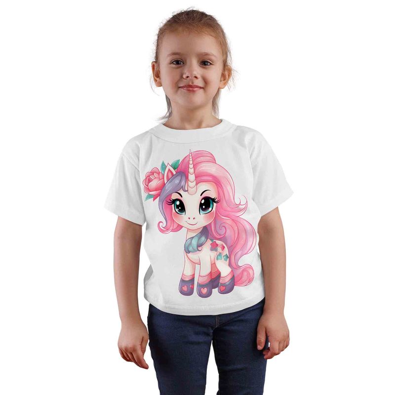 ESTAMPA MANIA - Polera Infantil Unicornio D14