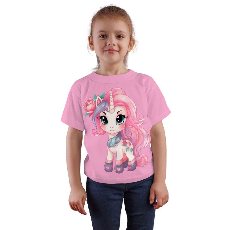 ESTAMPA MANIA - Polera Infantil Unicornio D14