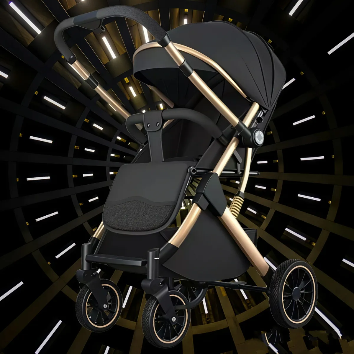 VOYAGE - Coche Paseo Walky Lite Black