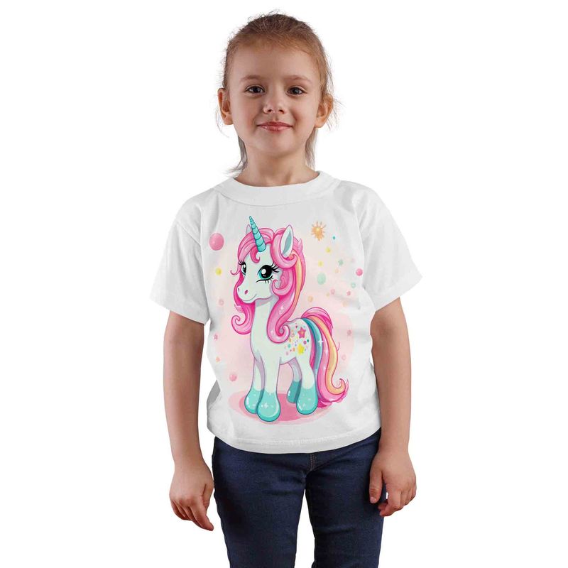 ESTAMPA MANIA - Polera Infantil Unicornio D16