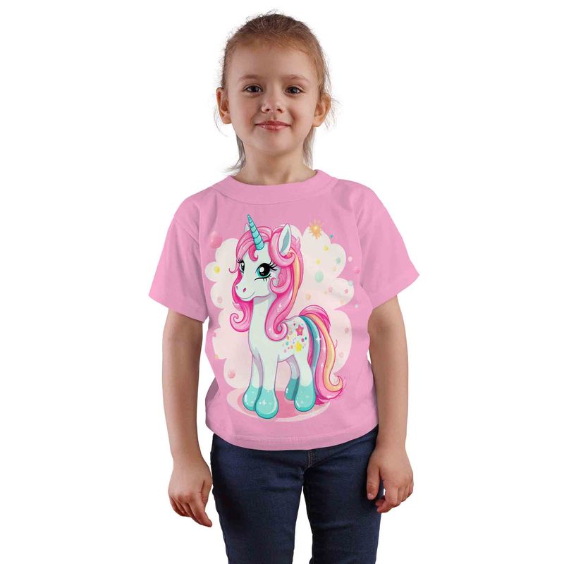 ESTAMPA MANIA - Polera Infantil Unicornio D16