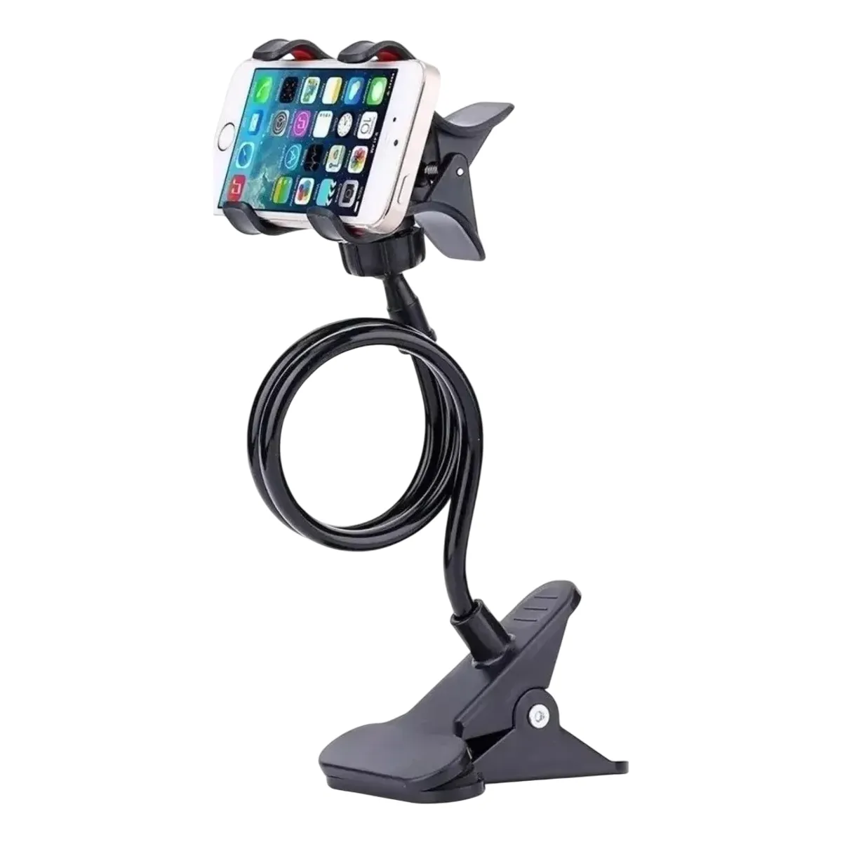 GENERICO - Soporte Celular Pinza Brazo Flexible Sujeta Celular