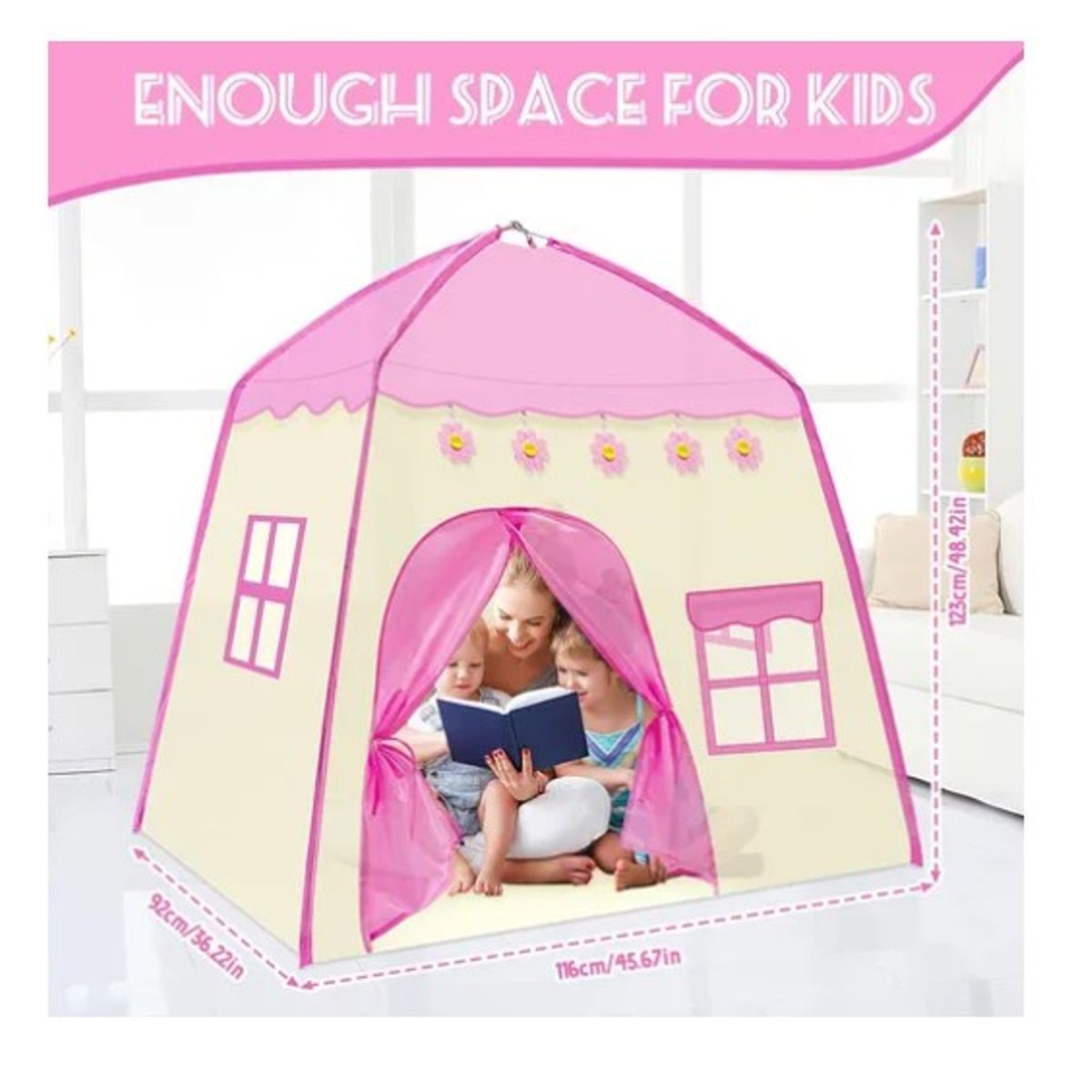 ESHOPANGIE - Castillo Infantil De Princesa Carpa De Juego Para Niñas