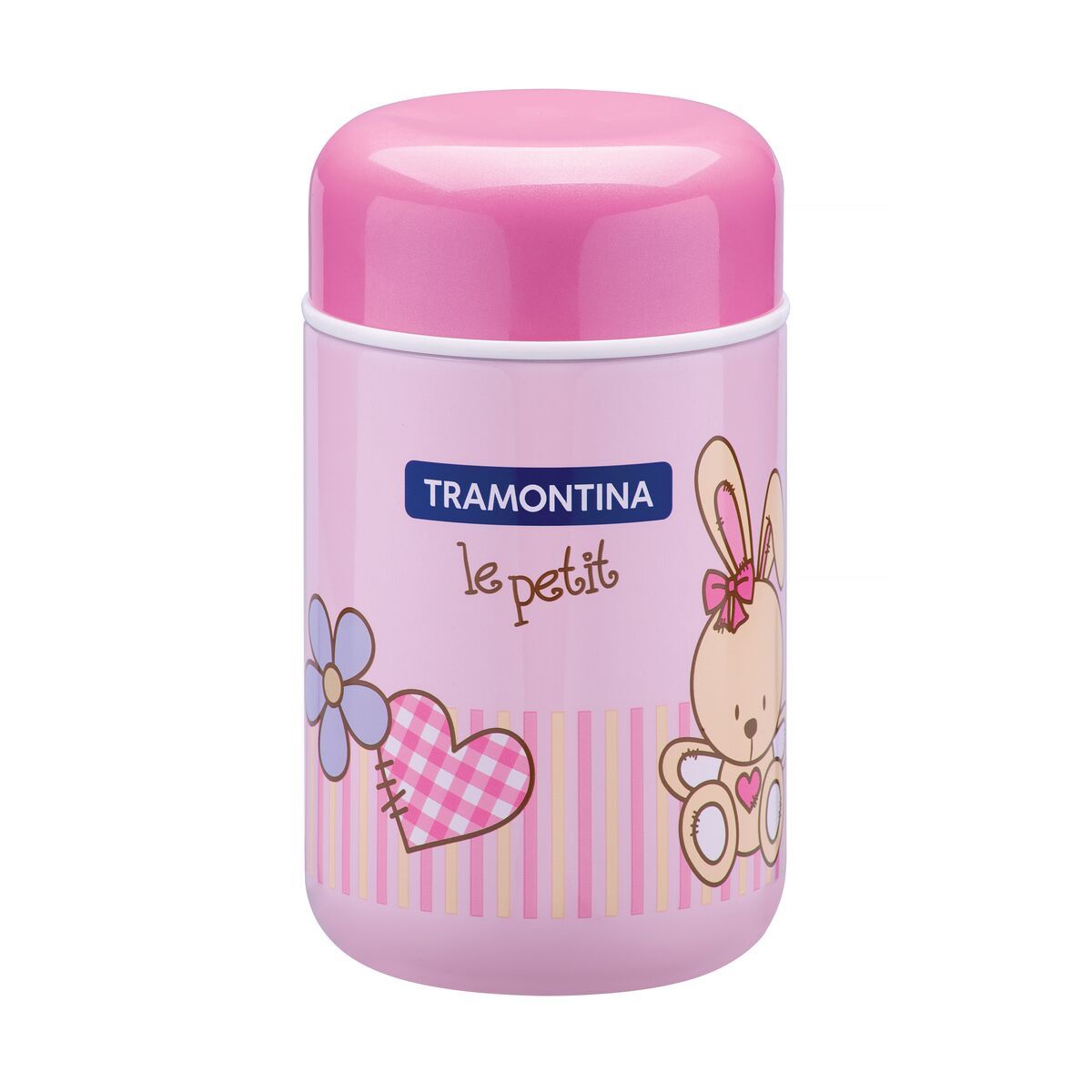 TRAMONTINA - Termo Tramontina Le Petit rosa para alimentos 400 ml