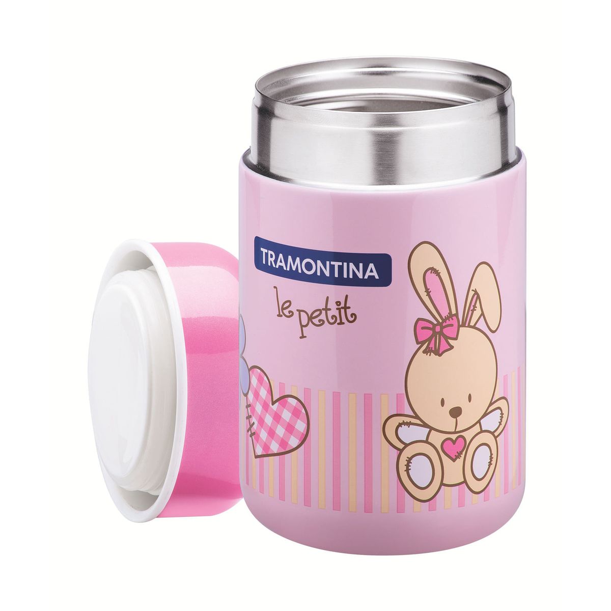 TRAMONTINA - Termo Tramontina Le Petit rosa para alimentos 400 ml