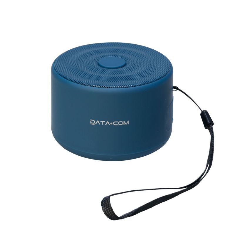 DATACOM - Parlante Redondo Mini Azul Datacom