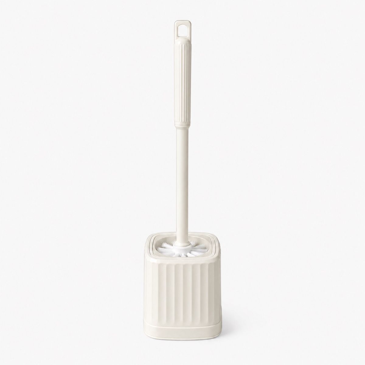 HOMESTAR - Escobilla de baño blanca con portaescobilla