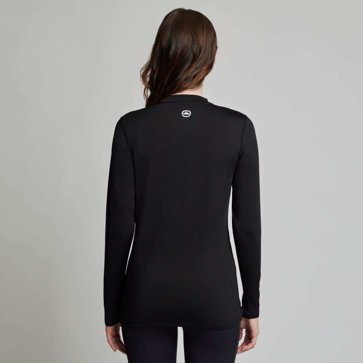 LATOURNEE - Polera Primera Capa Outdoor Mujer La Tournee Negra
