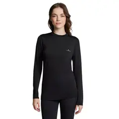 LATOURNEE - Polera Primera Capa Outdoor Mujer La Tournee Negra