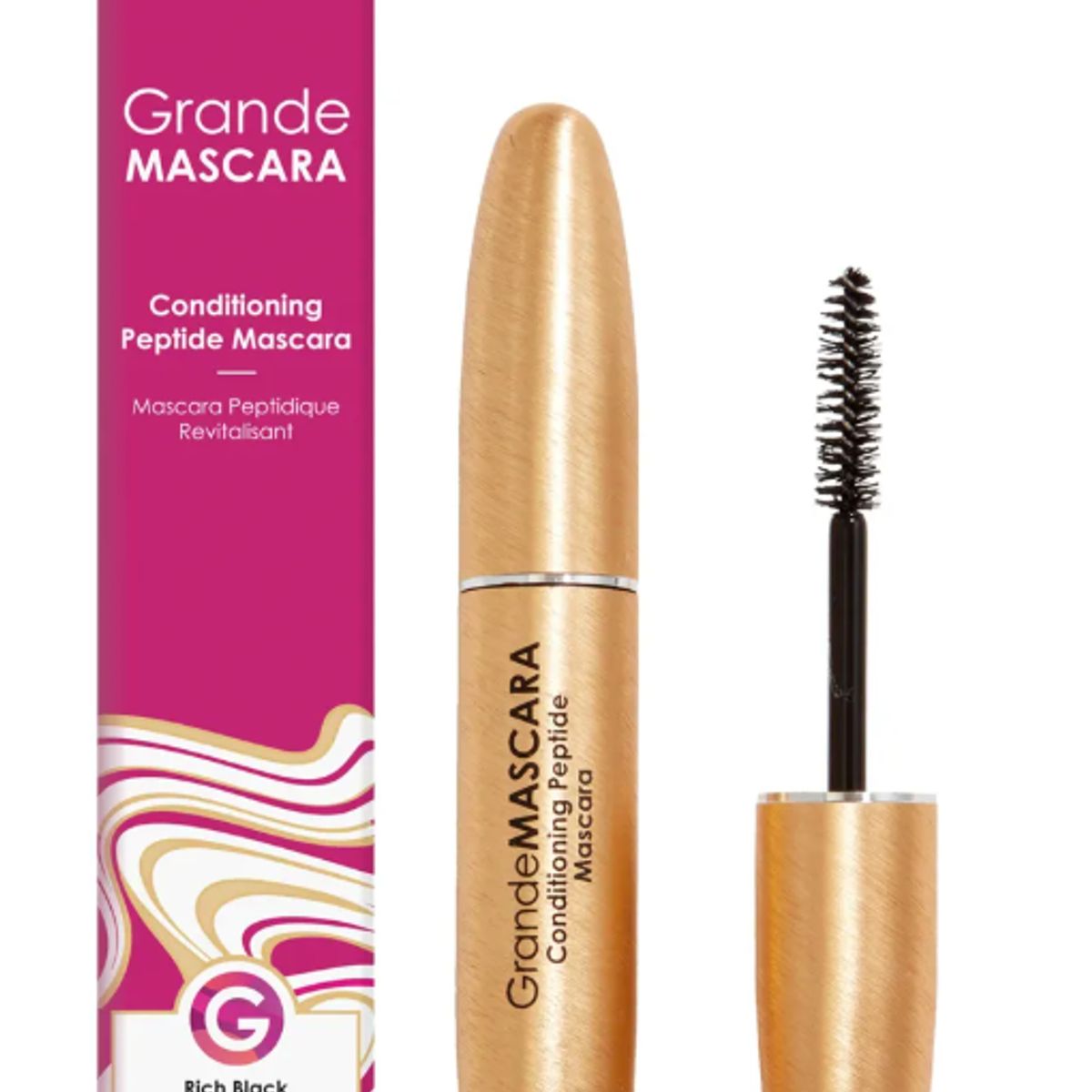 GRANDE COSMETICS - Mascara de Pestañas Acondicionadora con Peptidos 6 gr Grande Cosmetics