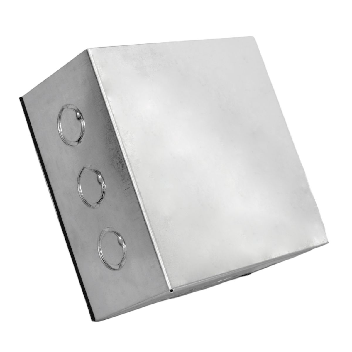 GENERICO - Caja Metálica B-22 200x200x100mm Pre-Galvanizada