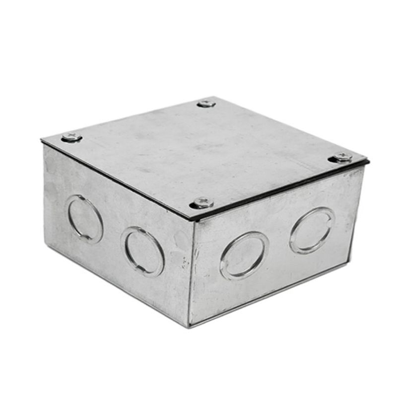 GENERICO - Caja Metálica B-15 150x150x100mm Pre-Galvanizada