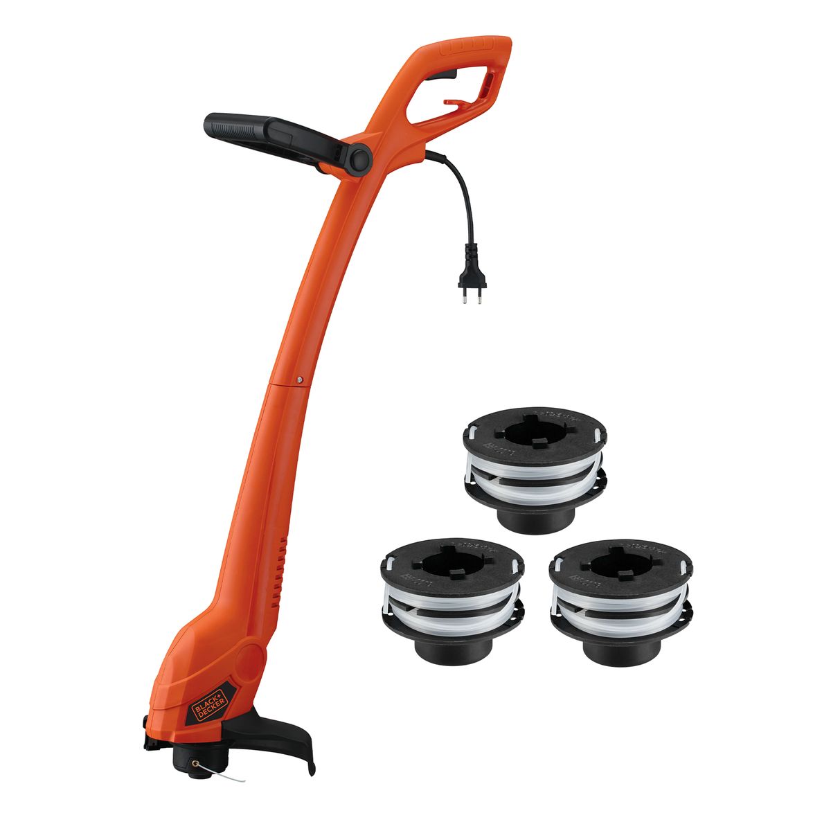 BLACK+DECKER - Kit orilladora 9” 350W + soplador 840W BLACK+DECKER