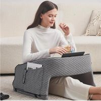 Cojín Lectura Notebook Almohada Reposa Brazos Cama Homer Gris Oscuro