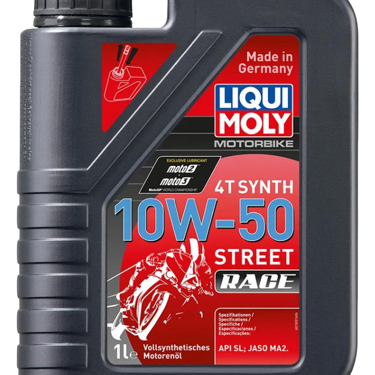 LIQUI MOLY - Aceite Moto 10w 50 Liqui Moly Full Sintetico 4t 1l