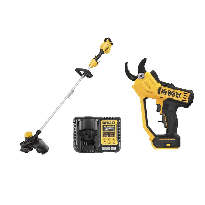 DEWALT - Kit orilladora 13” 20V + tijera de podar 1.5” 20V DEWALT