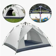 ATLAS - Carpa Automatica 2 Personas Impermeable Armado Facil Blanca