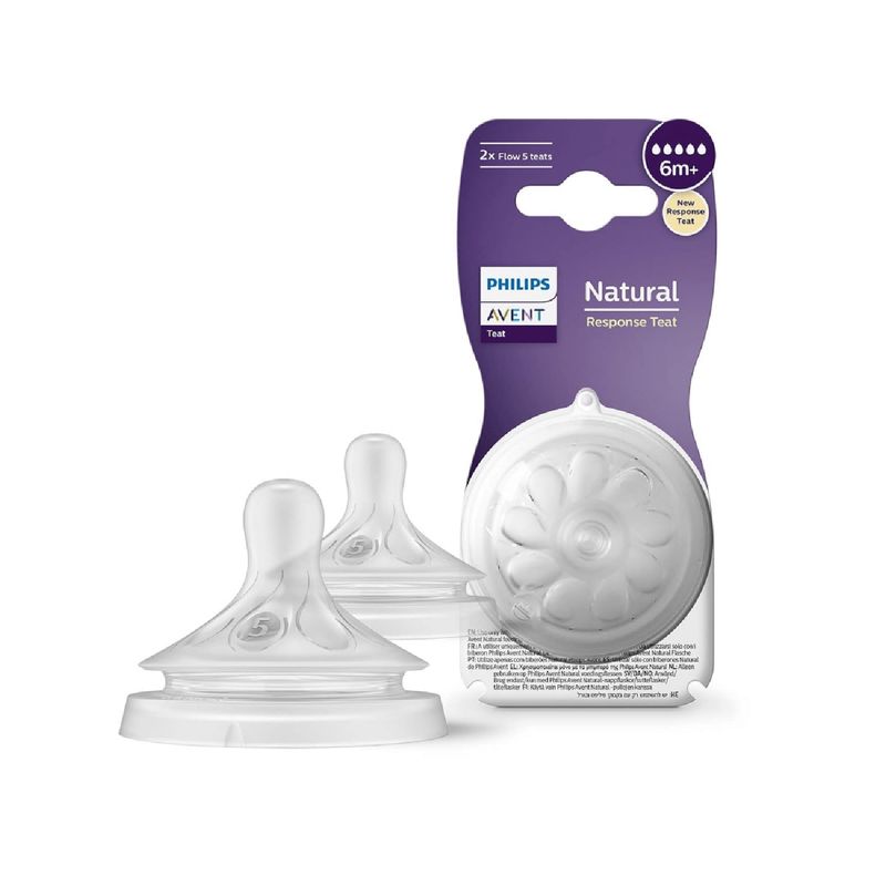 AVENT - Tetina Avent Natural Response 6 m+ Flow 5