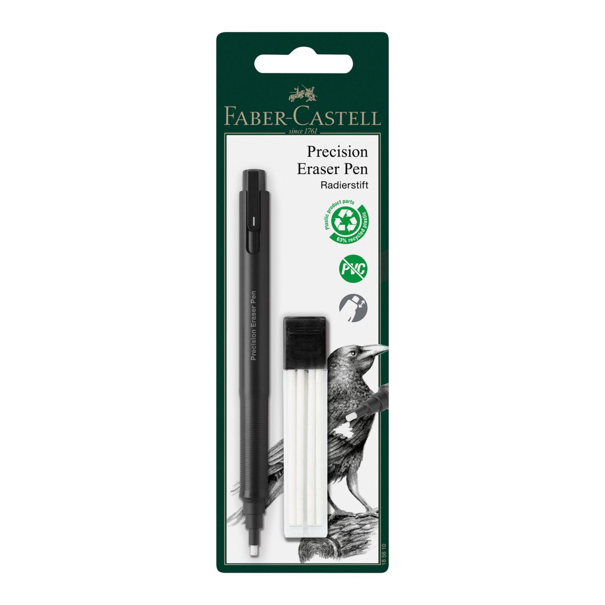 FABER-CASTELL - Goma de Precisión Para Borrar+Repuesto A&G Faber-Castell
