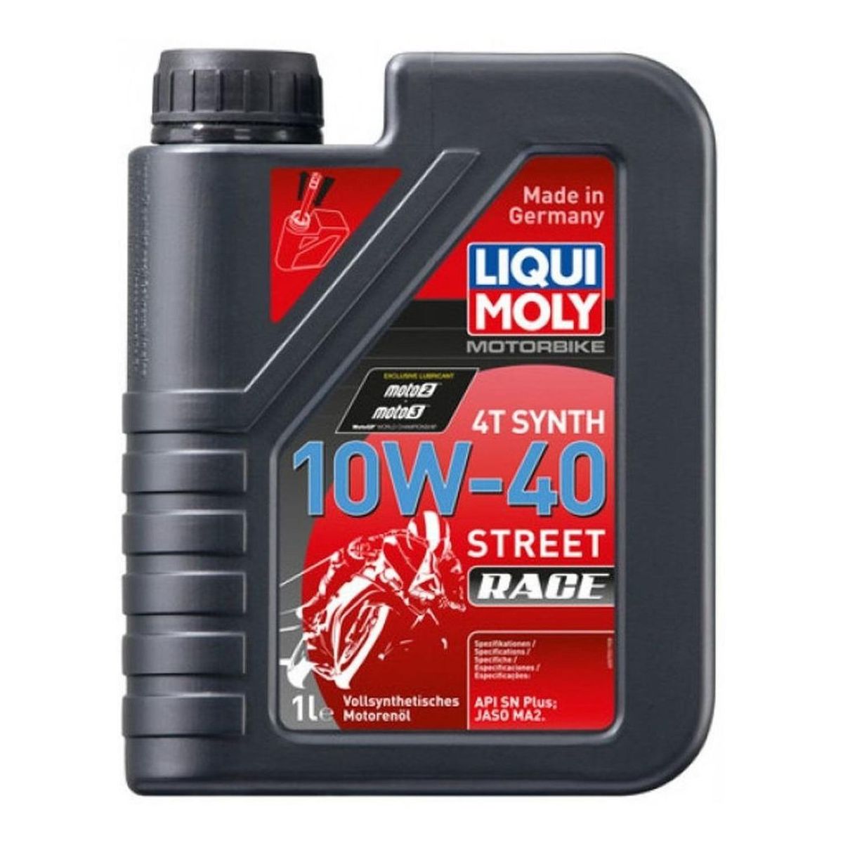LIQUI MOLY - Aceite Moto Y Cuatriciclo 10w 40 Full Sintetico Liqui Moly 1L