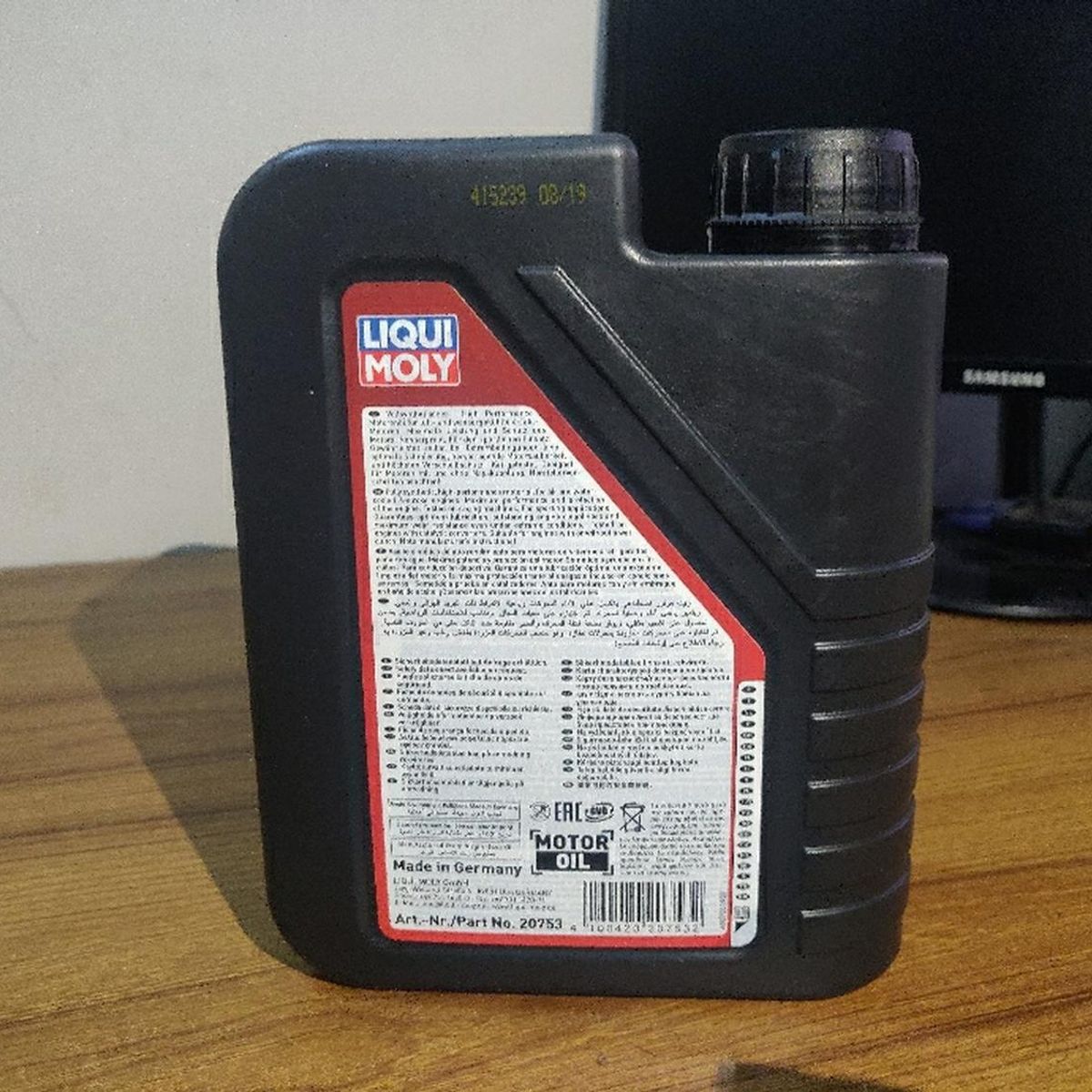 LIQUI MOLY - Aceite Moto Y Cuatriciclo 10w 40 Full Sintetico Liqui Moly 1L