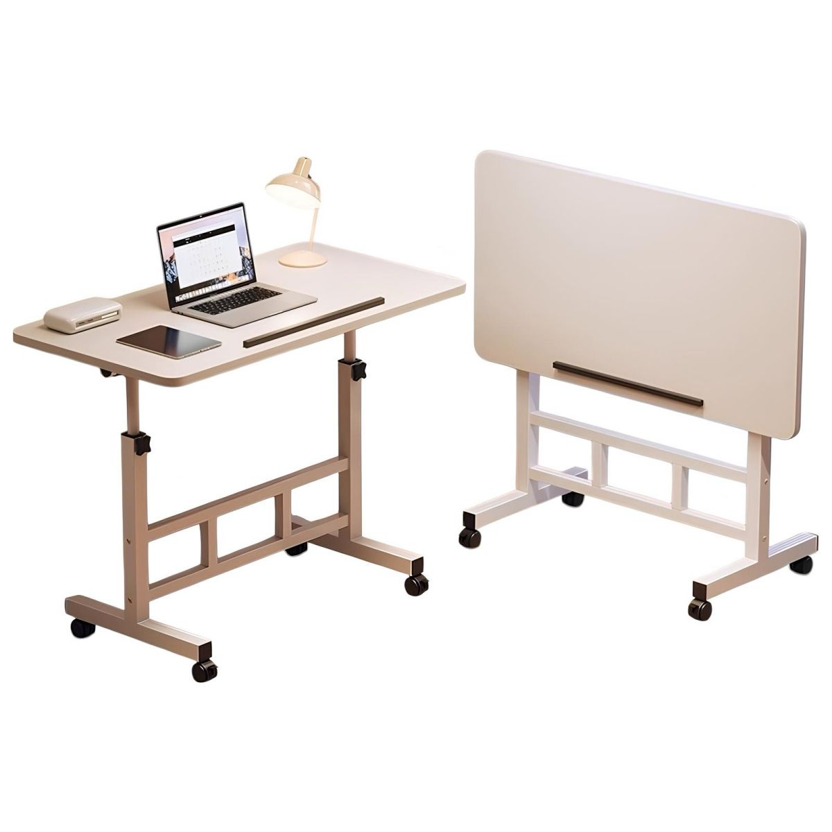 LUBABYCAS - Escritorio Plegable Hatch 80x40cm Con Barrera Antideslizante