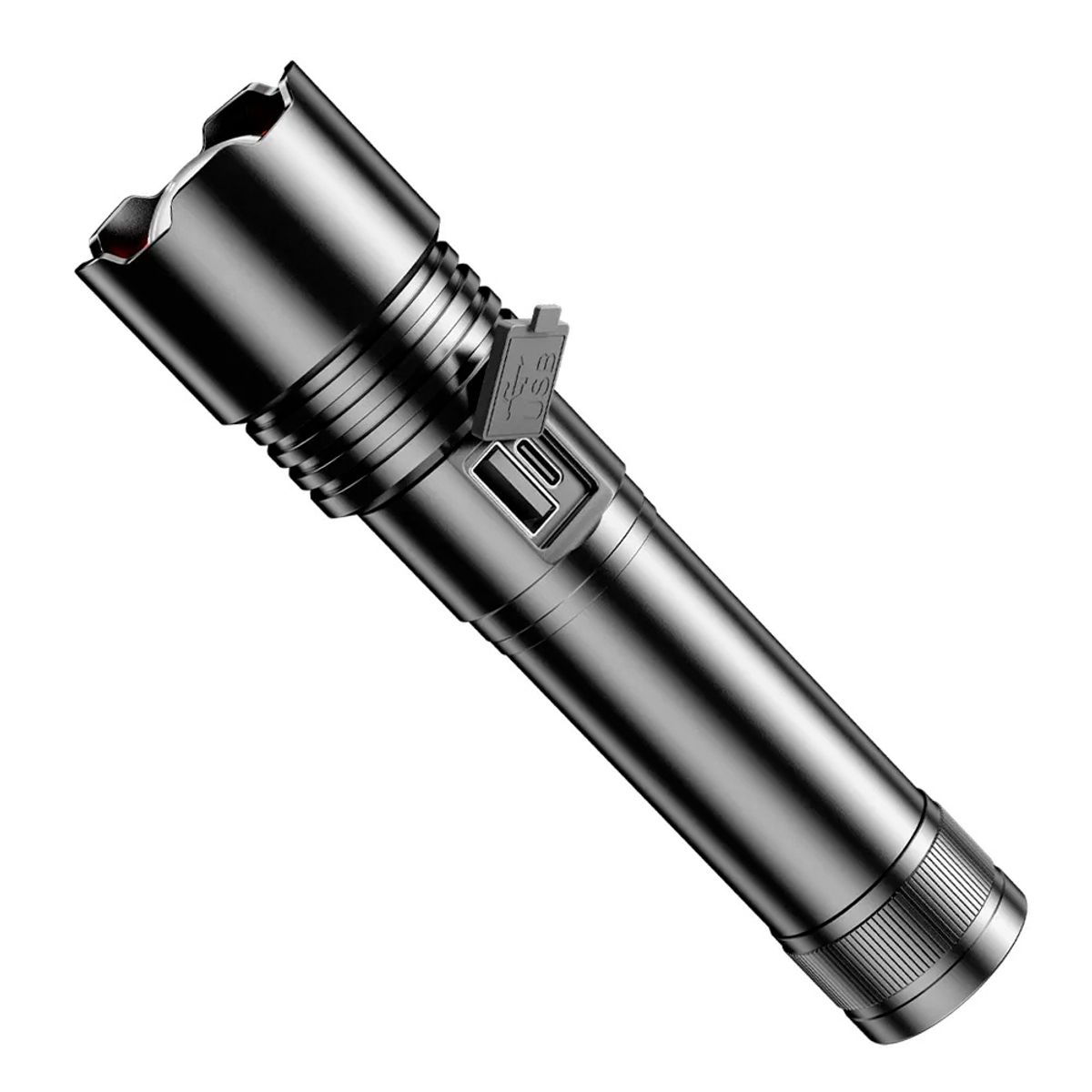 IMPOPLANET - LINTERNA LASER BLANCA CON ZOOM TELESCOPICO Y LUZ BRILLANTE