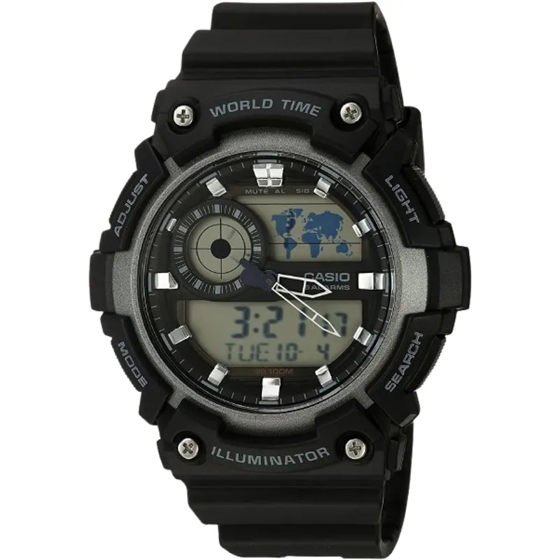 CASIO - RELOJ CASIO AEQ200W-1AV HOMBRE ANALOGO DIGITAL ILUMINATOR