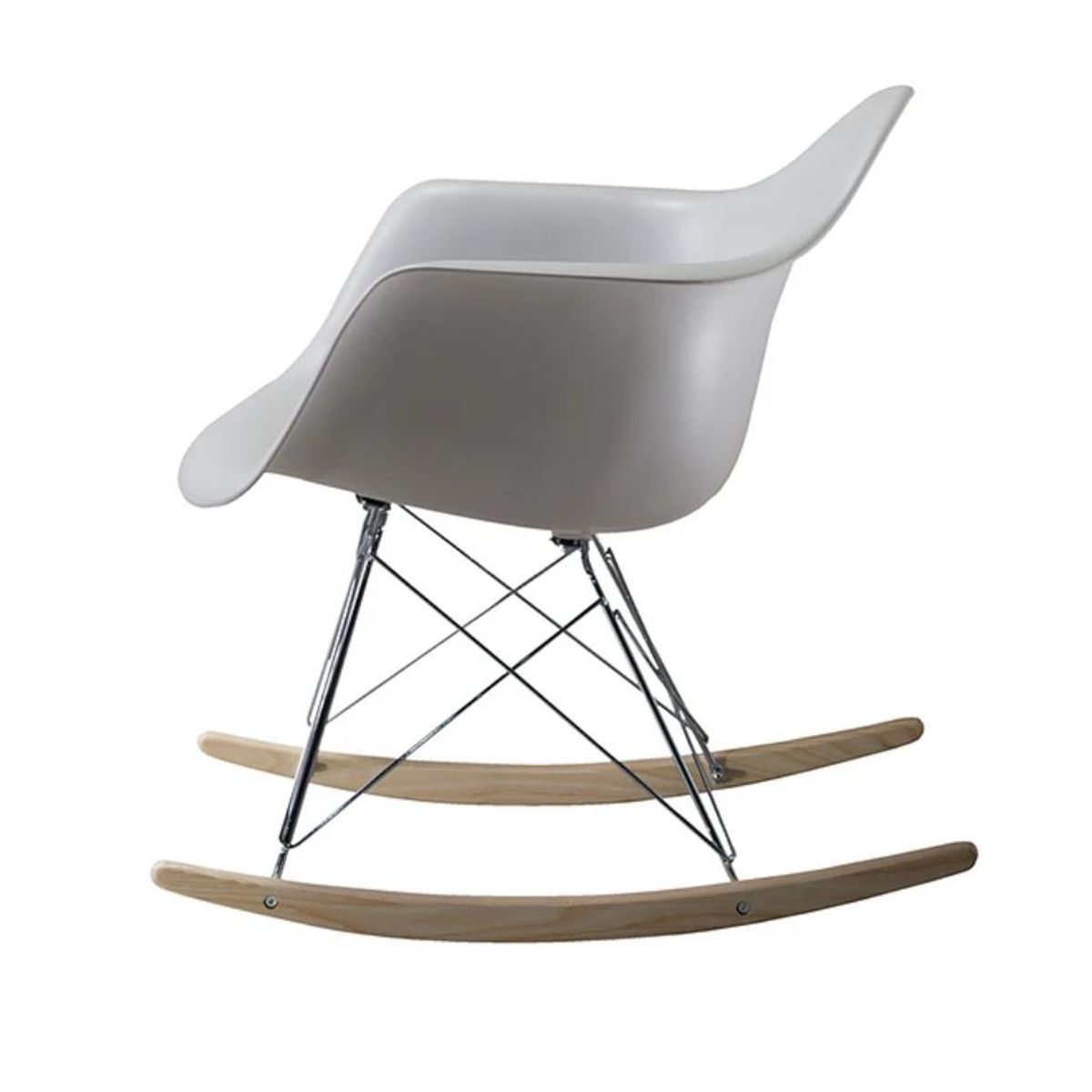 HABITA2 CHILE - Butaca con apoyabrazos Rocking - Gris