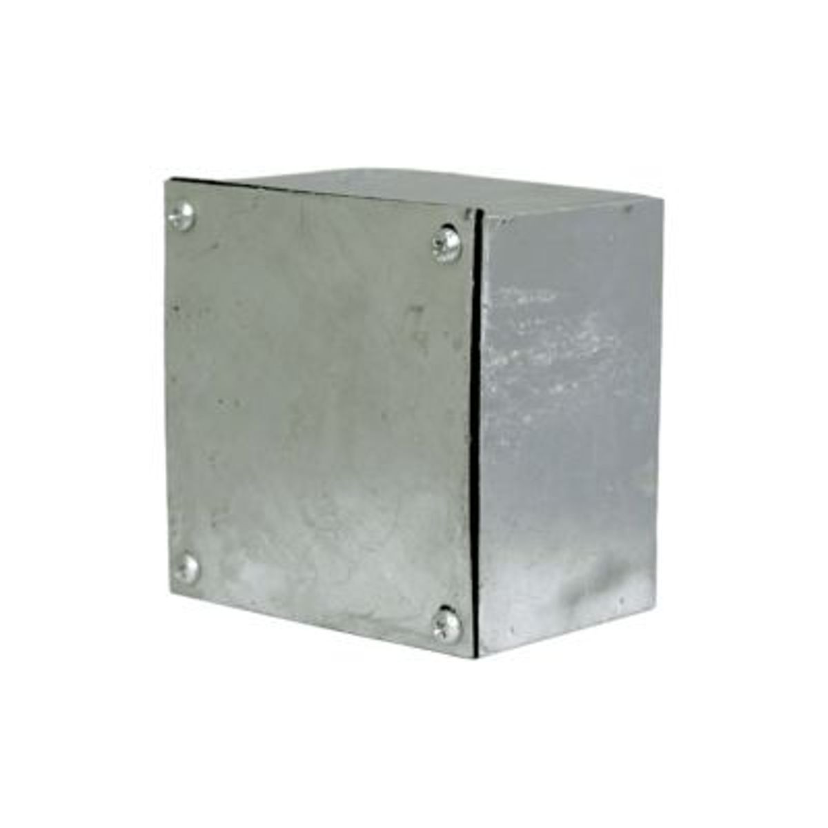 GENERICO - Caja Metálica B-22 200x200x100mm Lisa Galvanizada en Caliente