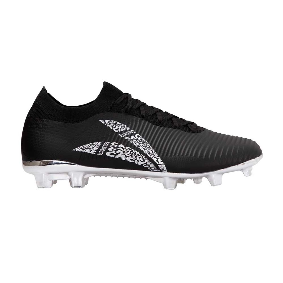 CACIQUE - Zapatillas Futbol Wings Hombre Negro-Plata Cac1ke