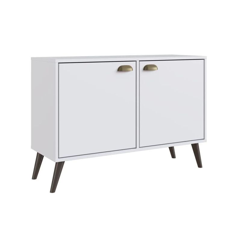 GENERICO - Mueble buffet 69.5x90x33 cm blanco 2 puertas línea Nordica