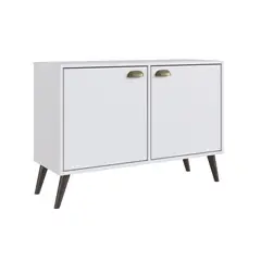 GENERICO - Mueble buffet 69.5x90x33 cm blanco 2 puertas línea Nordica