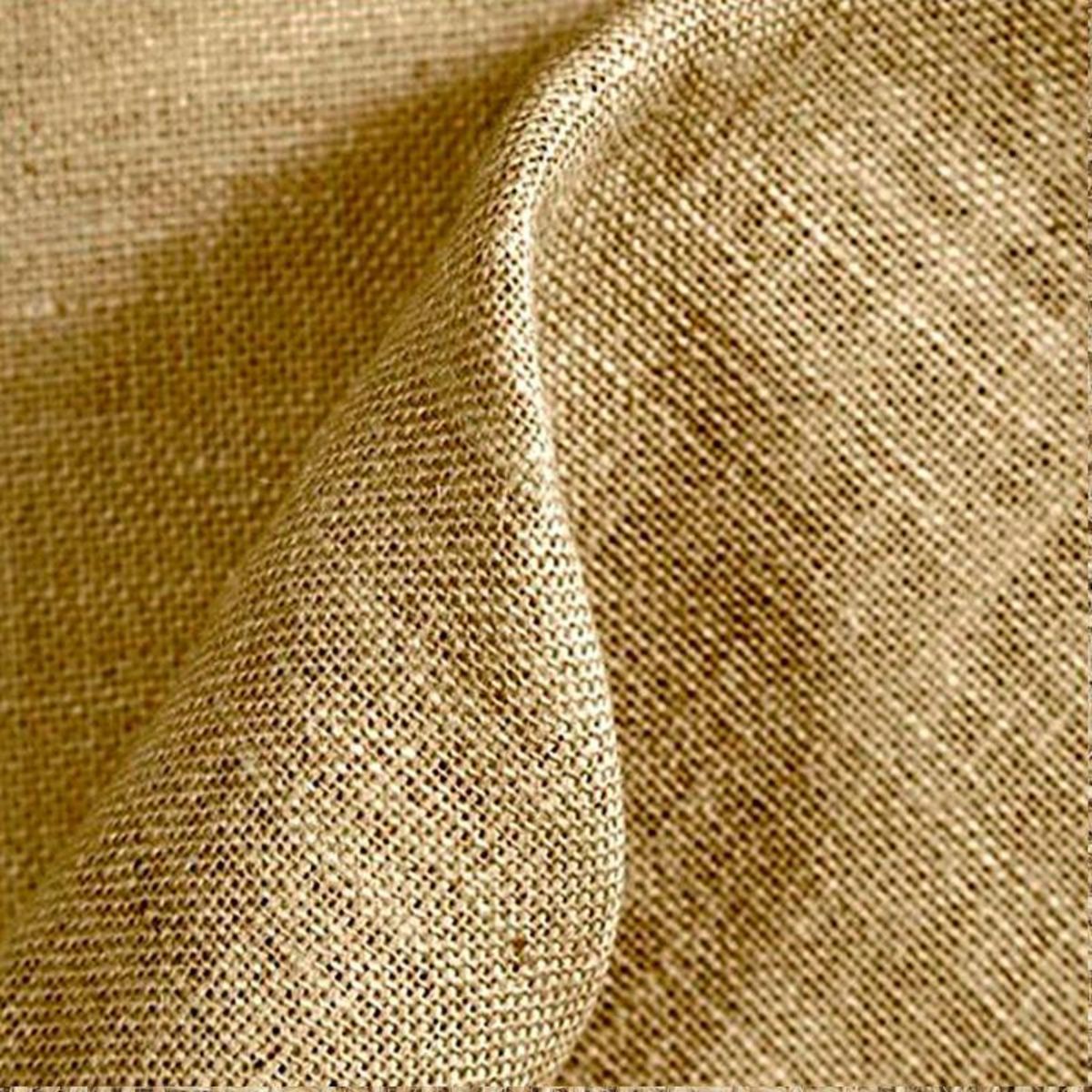 GENERICO - Tela Arpillera 100% fibra natural Yute 1 metro x 1 metro