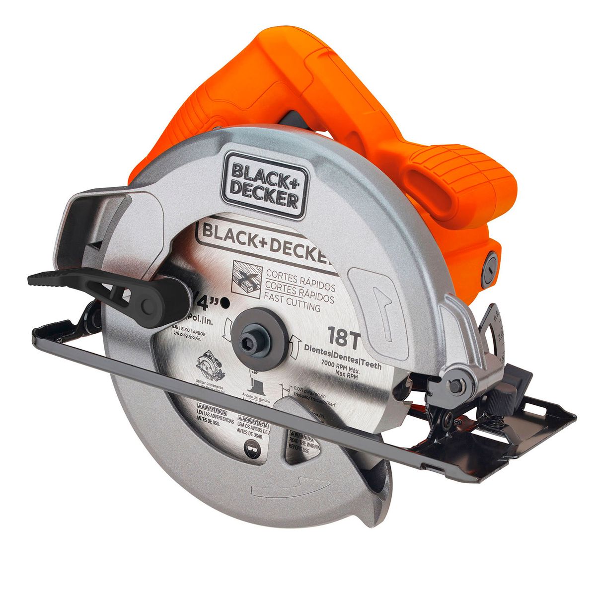 BLACK+DECKER - Kit sierra circular 1400W + atornillador 4.8V BLACK+DECKER