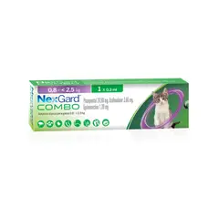 NEXGARD - Combo Gato 0.9 ml - 0.8 a 2.5 kg - Antiparasitario