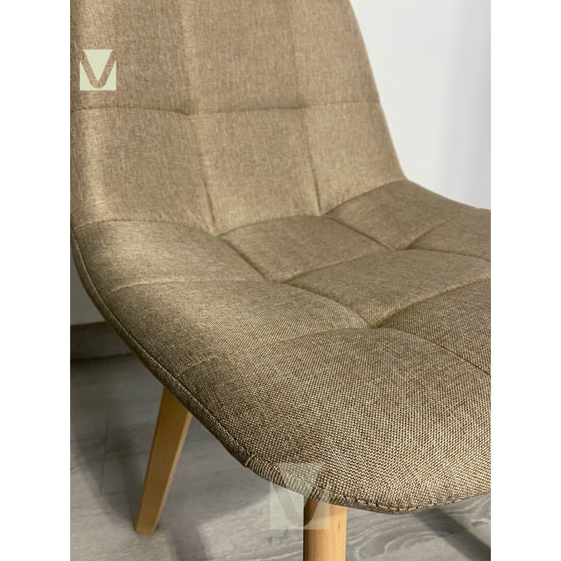 GENERICO - Silla Capitone Lino - Beige