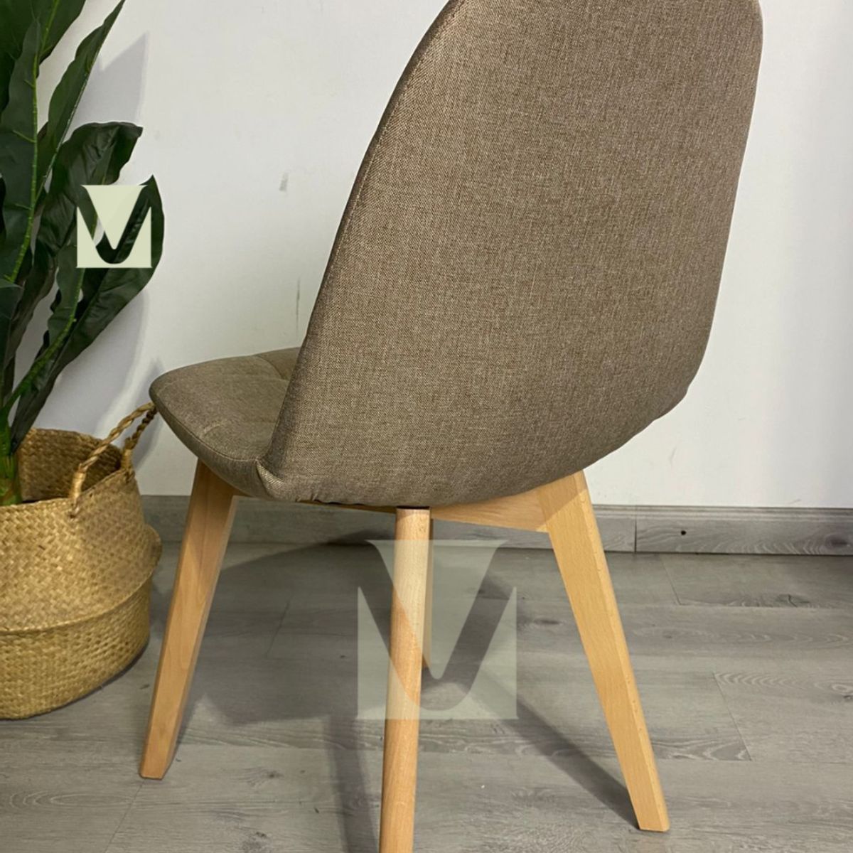 MOAD - Silla Capitone Lino - Beige