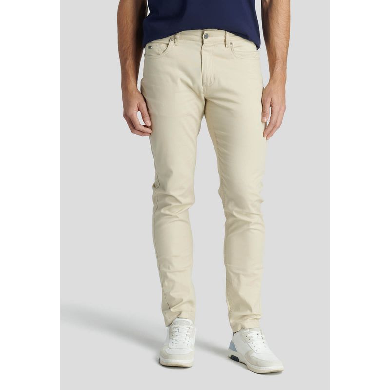 NEW MAN - Pantalón George Avant-Garde Beige New Man