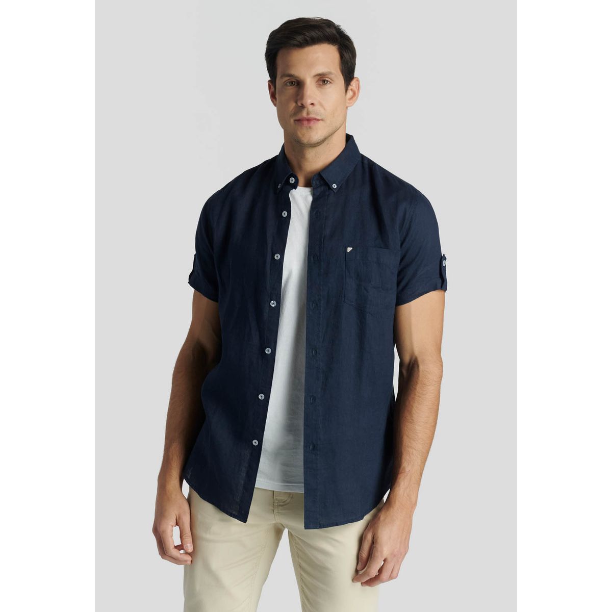 NEW MAN - Camisa  Colchester Heritage Azul New Man