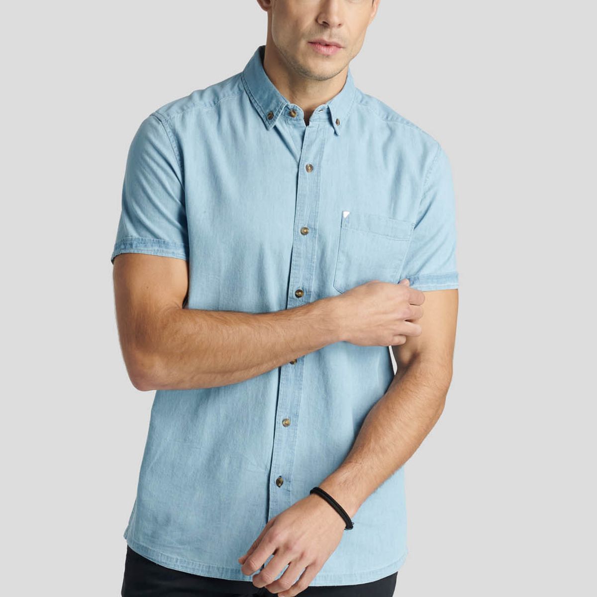 NEW MAN - Camisa Harlem Heritage Azul New Man