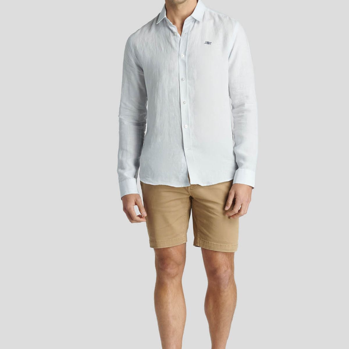 NEW MAN - Camisa Belgrade Heritage Celeste New Man