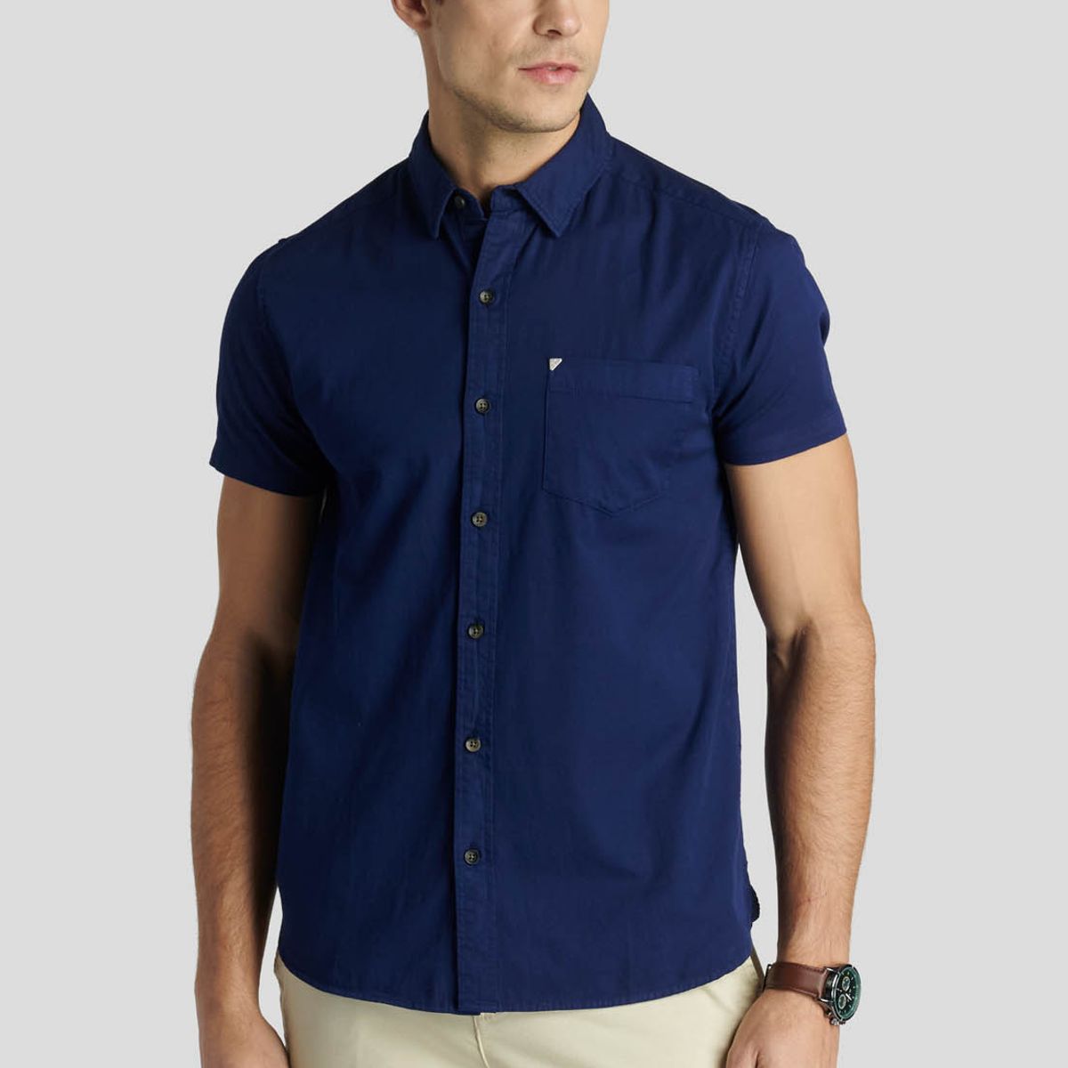 NEW MAN - Camisa Aylesbury Heritage Azul New Man