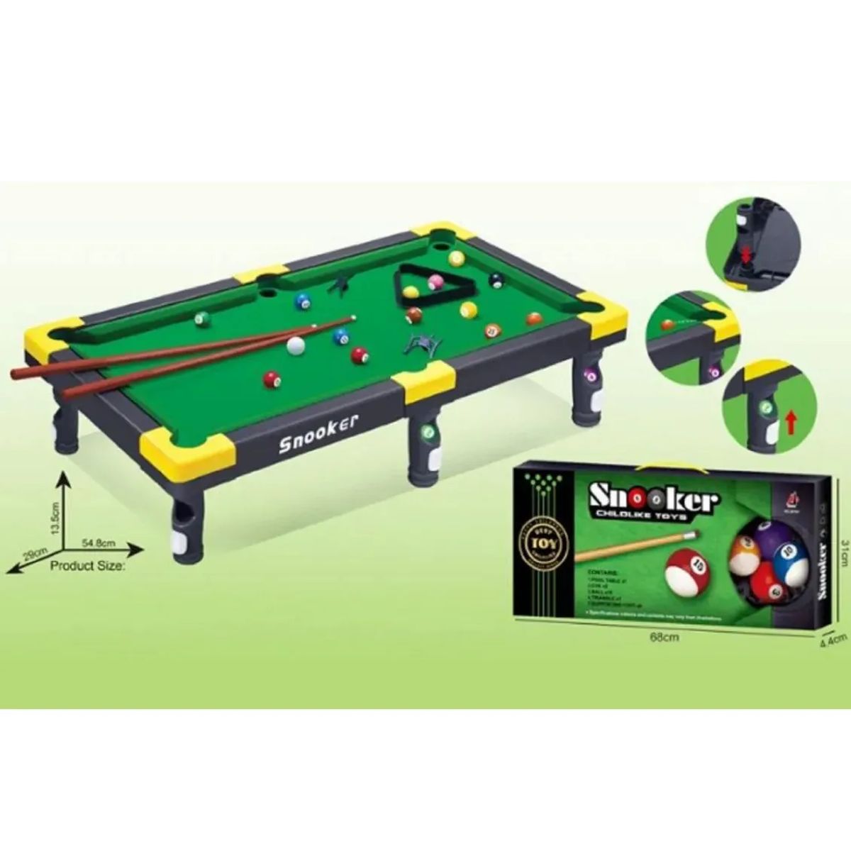 GENERICO - Mini Mesa De Pool Billar De Niños Interactiva