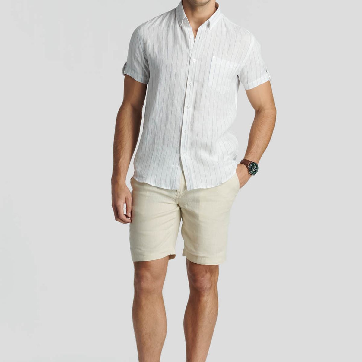 NEW MAN - Camisa Praga Avant-Garde Azul New Man