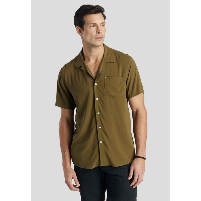 NEW MAN - Camisa  Knowsley Heritage Verde New Man